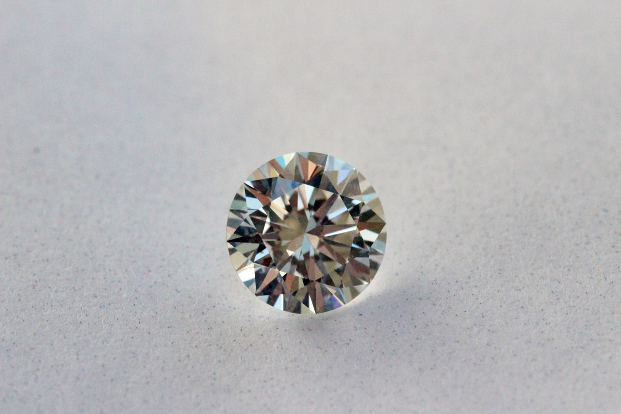 Round brilliant cut diamond